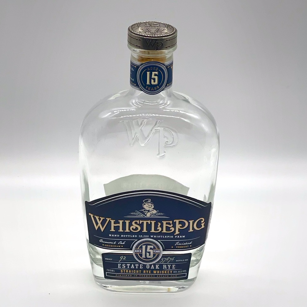 WHISTLEPIG 15 YEARS EMPTY BOTTLE